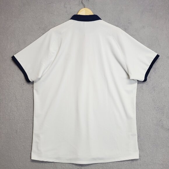 Unrl Shirt Mens 2XL White Golf Performance Barstool Tradition Polo Short Sleeve - Picture 4 of 8